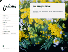 Tablet Screenshot of paulfrancoisgreani.com